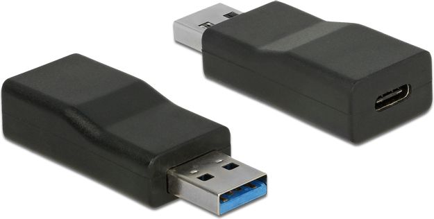 Adapter USB Delock USB-C - USB Czarny (65696)