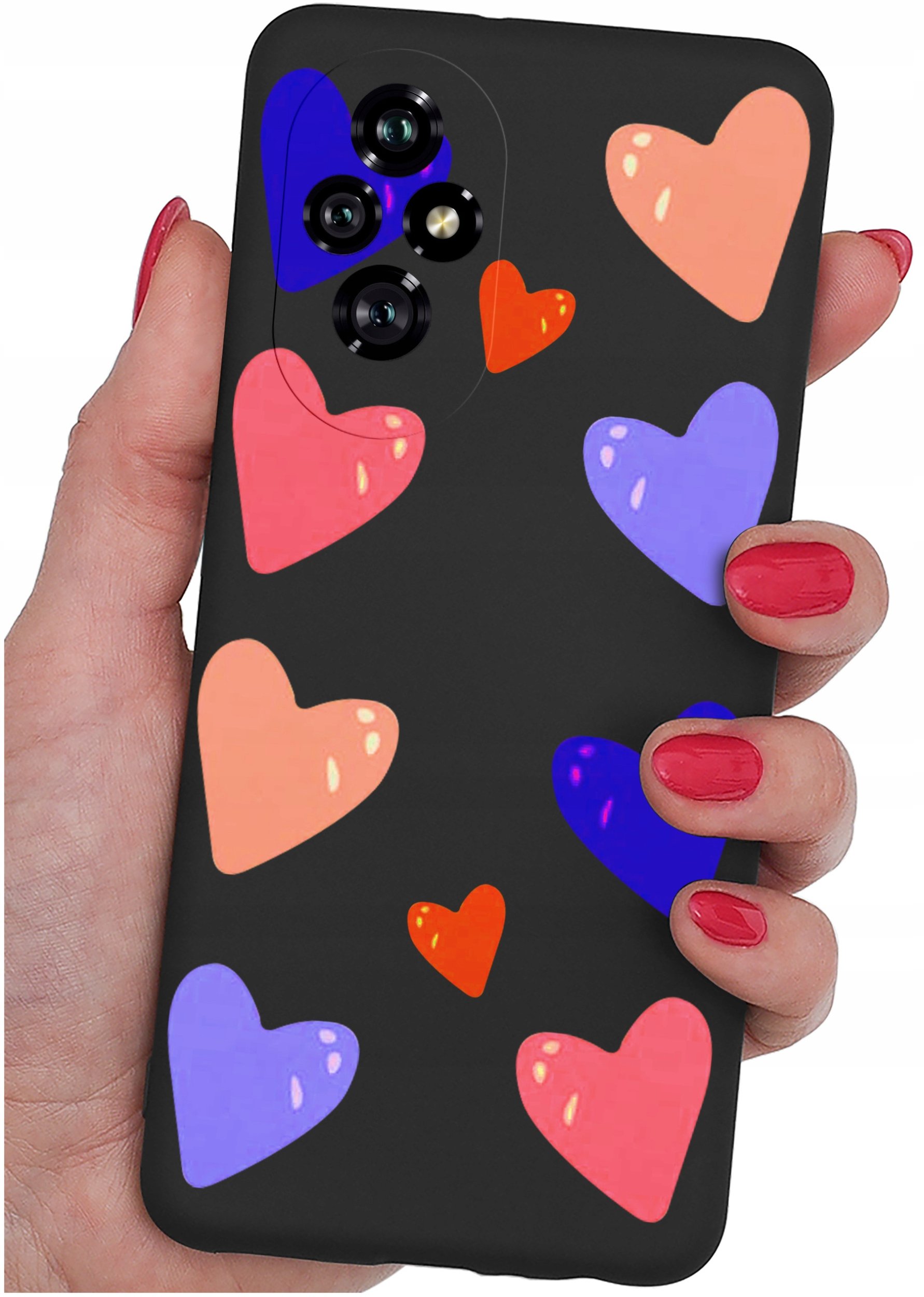 ETUI do Honor 200 5G | WZORY | SILIKONOWE MATT CASE + SZKŁO 9H