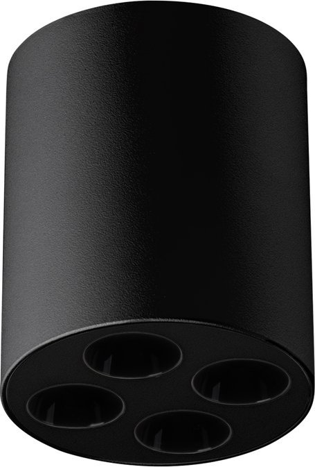 Lampa sufitowa Sollux Lighting SOLLUX Plafon ZOE czarny LED 4 x LED SL.1210