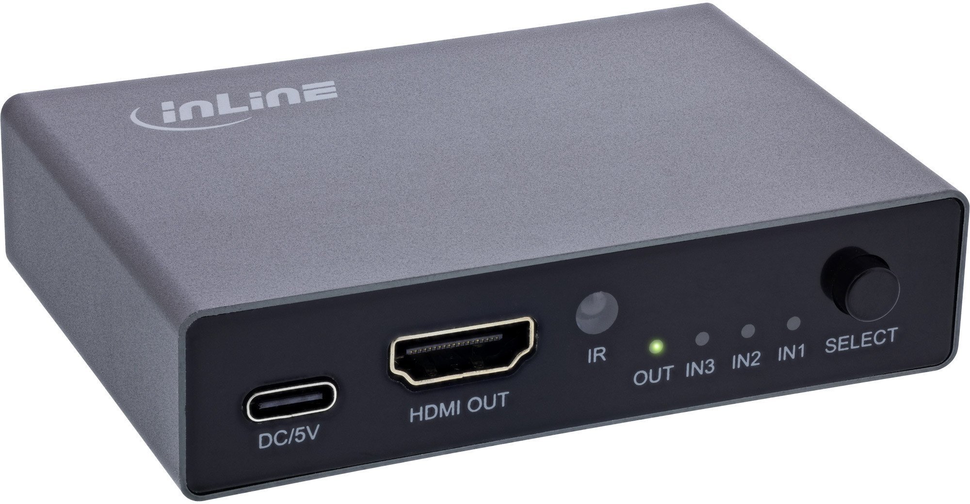 InLine® HDMI Switch, 3-fach, 8K4K@60Hz, HDCP 2.3