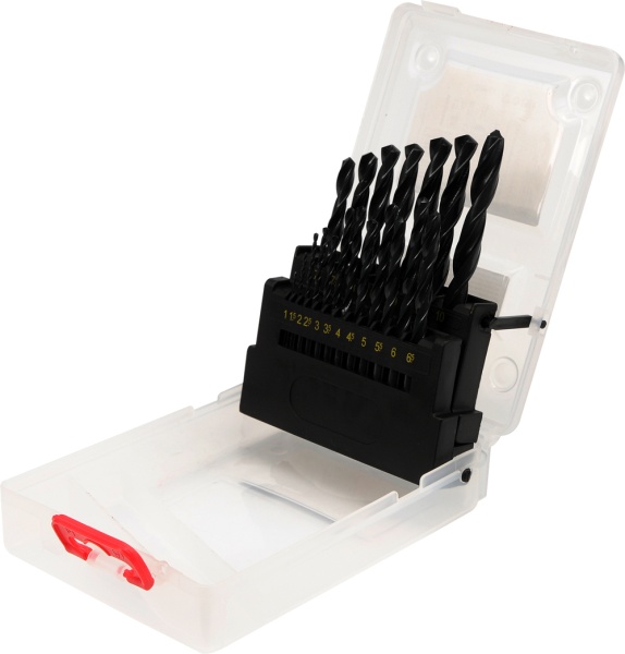 Wiertło Yato do metalu HSS walcowe 1,5 2 7 4,5 4 5,5 5 1 3 2,5 3,5 6 10 6,5 7,5 8 8,5 9 9,5mm zestaw (YT-4462)