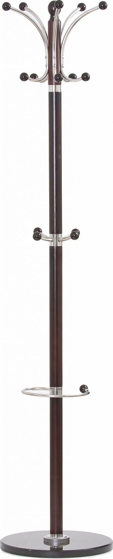 Profeos Drewniany wieszak stojący Geran - wenge