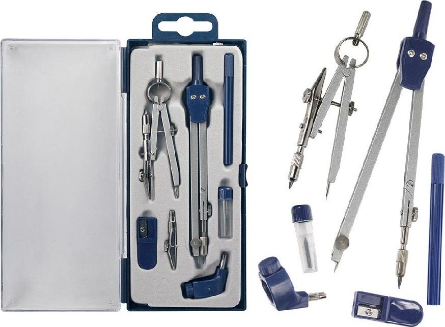 Titanum Cyrkiel TITANUM 7 elementów w etui 3007c Titanum TARGI