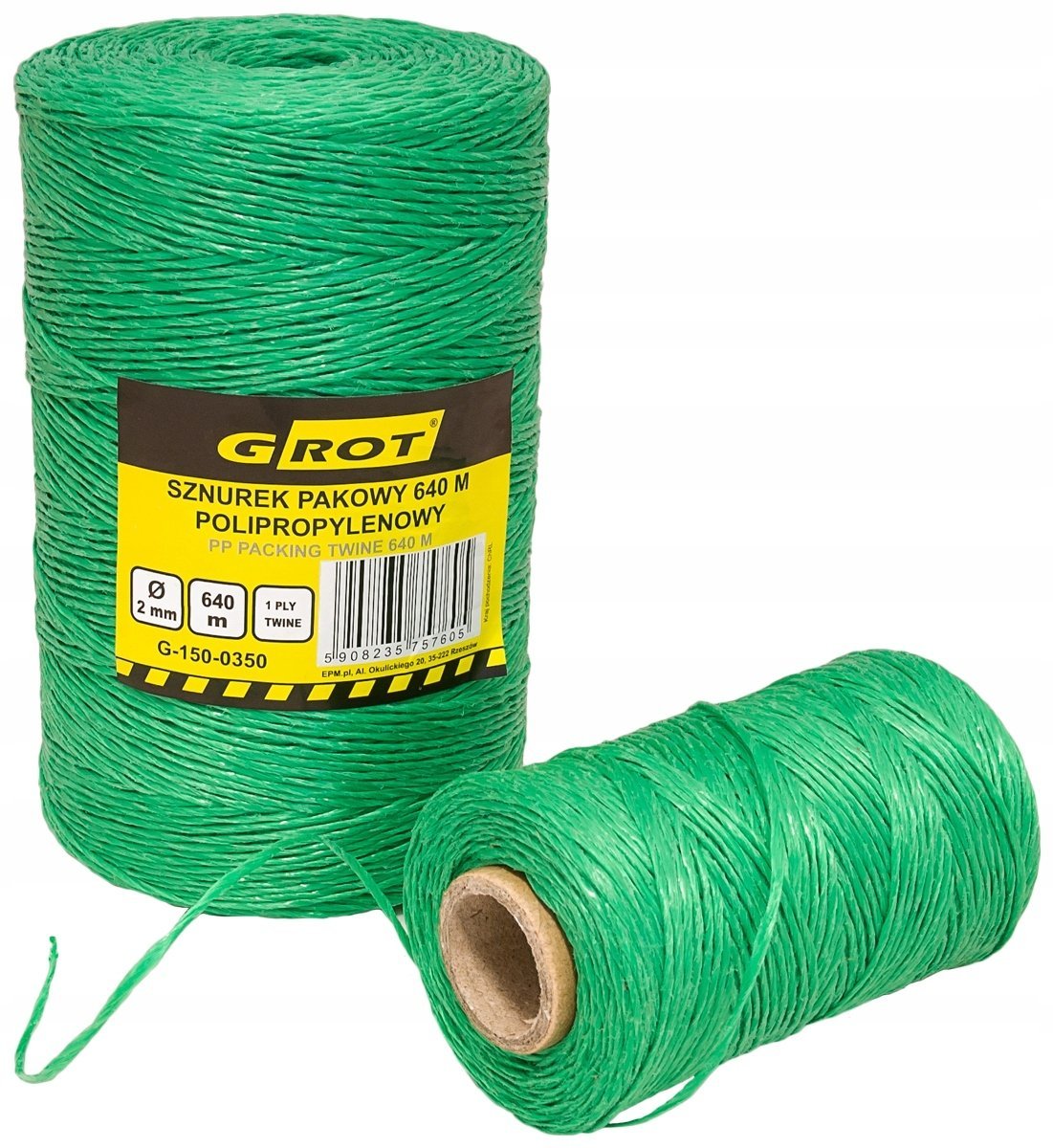 Grot SZNUREK POLIPROPYLENOWY PAKOWY 2MM 640MB