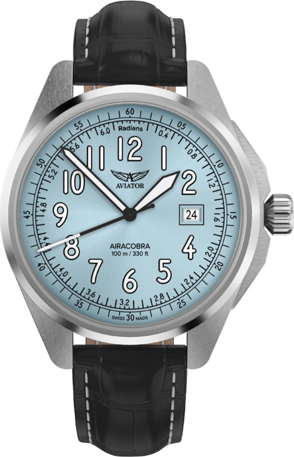 Zegarek Aviator Zegarek męski Aviator V.1.38.0.328.4 czarny