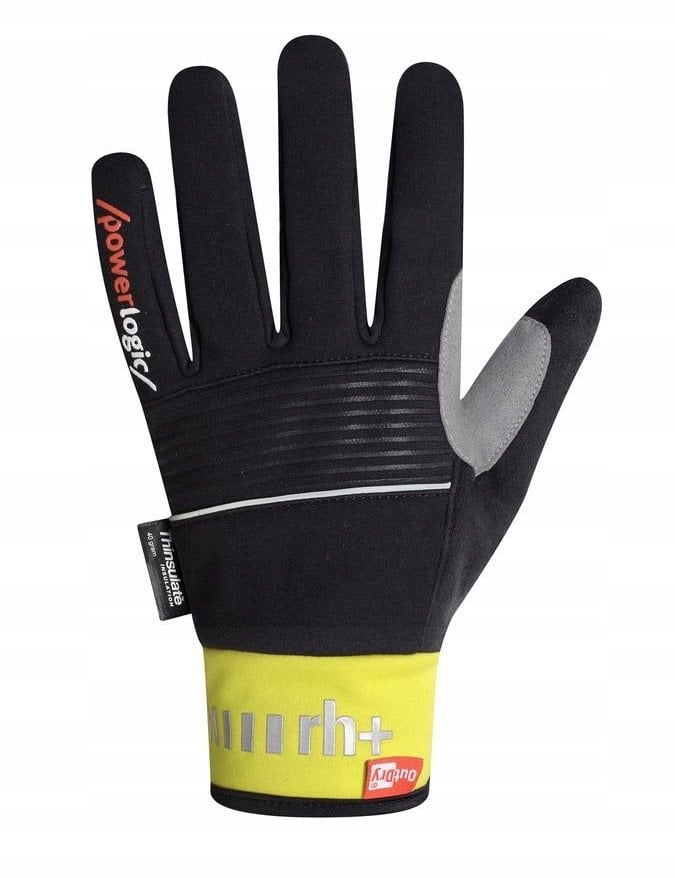 Rękawiczki rowerowe zeroRH+ Nordic Outdry black # yellow fluo - M