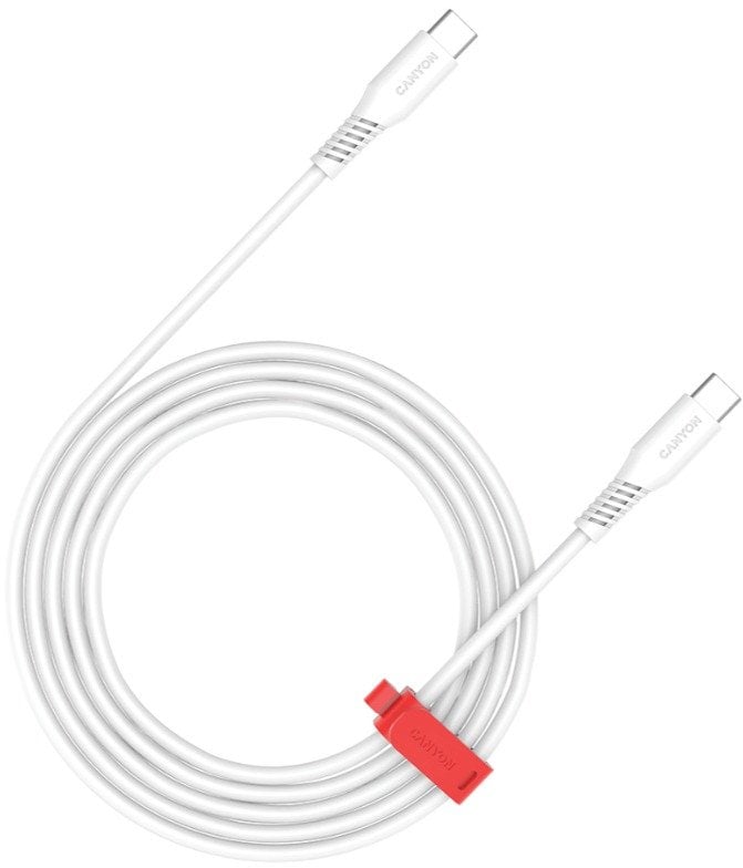 Kabel USB Usams USB-C - USB-C 2 m Biały