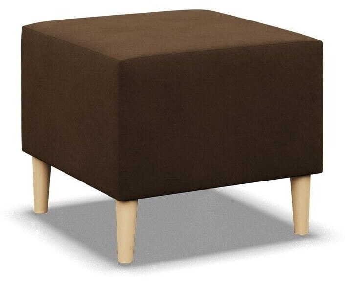 Adams Group Pufa, podnóżek, MILO, mikrofibra, 51x51x40 cm, brązowy