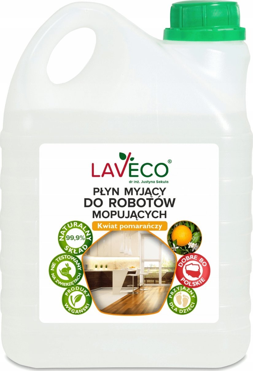 LAVECO płyn myjący do robotów mopujących 2 l kwiat pomarańczy