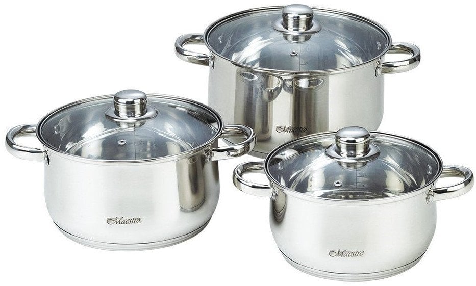 Komplet garnków 6 elementów MR-2020-6M Feel-Maestro