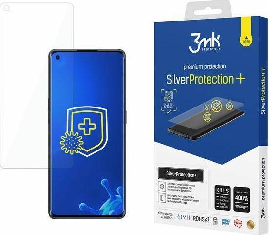 3MK 3MK Silver Protect+ Oppo Reno 6 Pro 5G PEPM00 Folia Antymikrobowa montowana na mokro