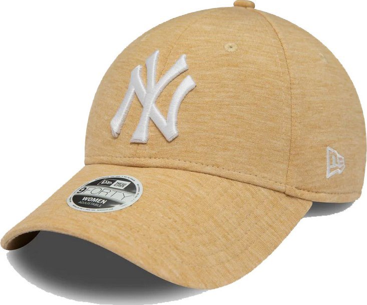 Czapka NEW ERA z daszkiem NYY beżowa 9FORTY Jersey damska