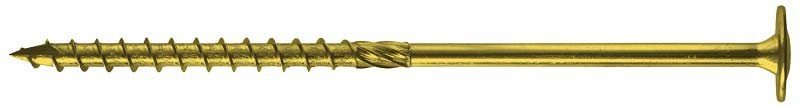 PGB Wkręt do drewna z kołnierzem na torx ocynkowany na żółto 8x300mm T40 - PETTGK080300Z