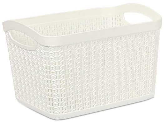 BASKET 1.5L KNIT M-095 WHITE