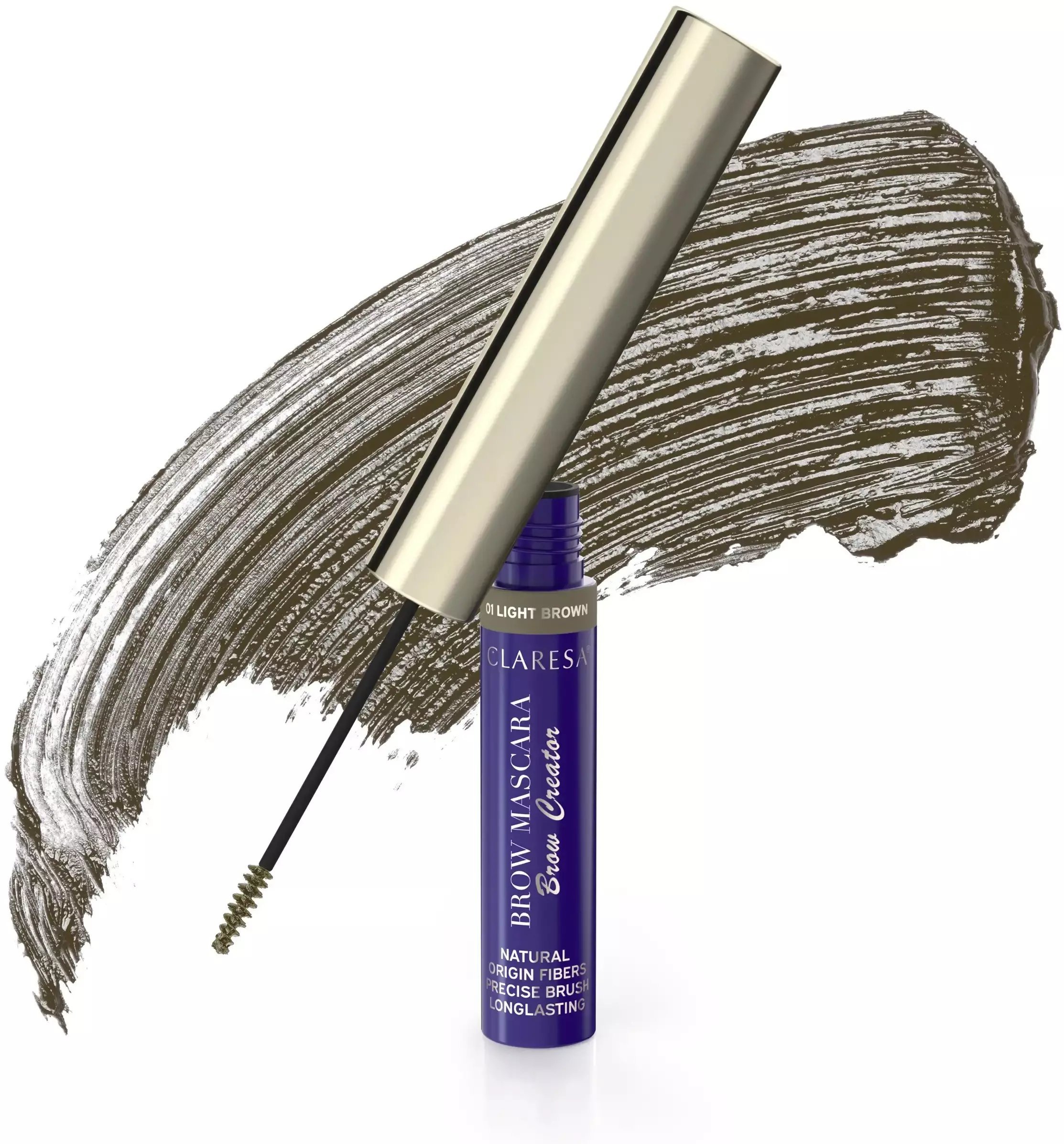 Claresa Mascara Creator tusz do brwi 01 Light Brown 6g