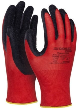 Rękawice Donau Safety Super Latex rozm.10 czerwone