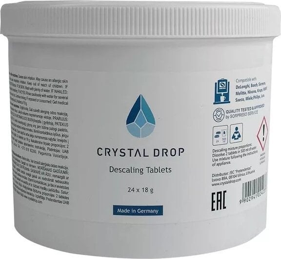 Crystal Drop DESCALING TABLETS CRYSTAL DROP 12 CYCL