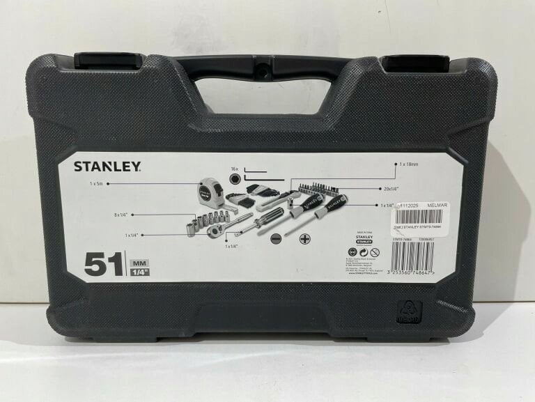 Zestaw narzędzi Stanley STANLEY ZESTAW NARZĘDZI 51el. W KASECIE