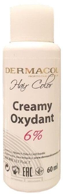 Dermacol, Professional Hair Color, Bleaching, Hair Oxidant Cream, 6%, 60 ml For Women