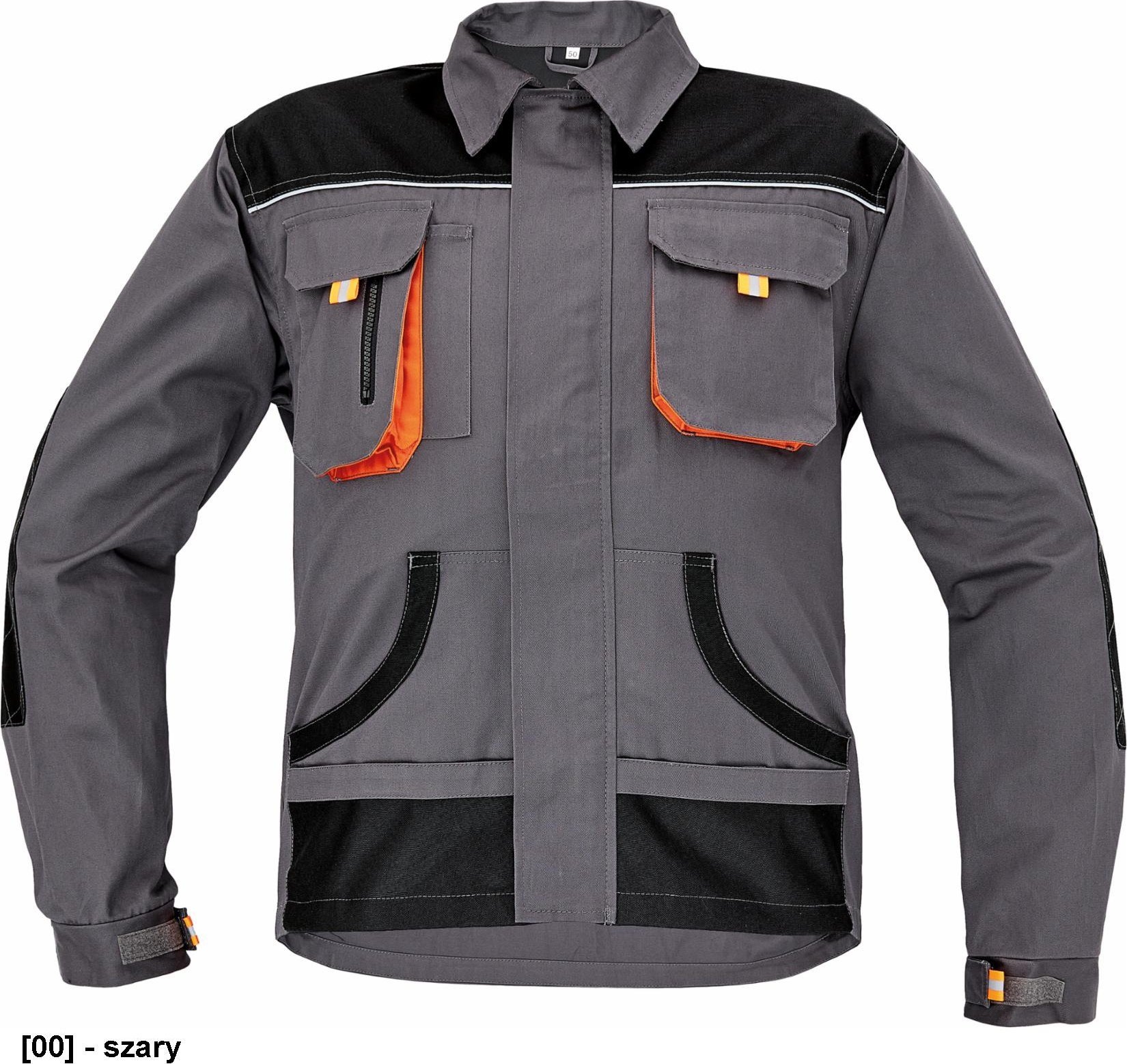 CERVA BE-01-002 - BLUZA ROBOCZA - czerwony-czarny 56