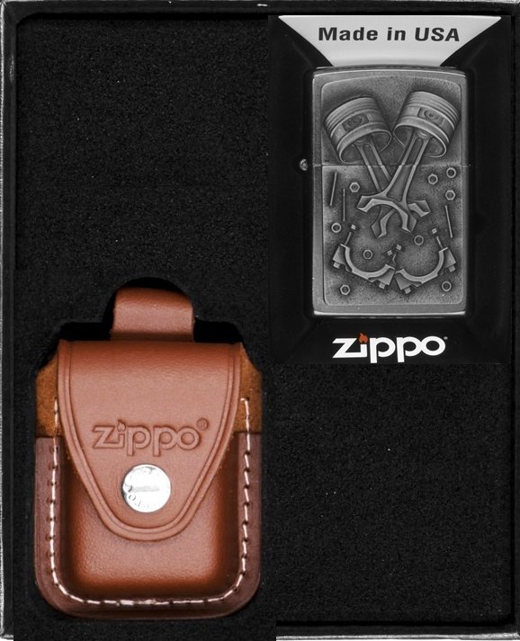 Zestaw ZIPPO Zapalniczka ENGINE PARTS Prezentowy No2