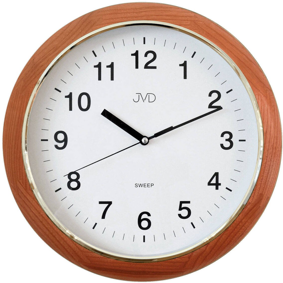 Zegar ścienny JVD NS19040.23 32 cm drewniany cichy .