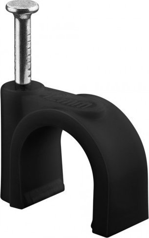 Organizer Goobay Obejma kablowa TechdatGeneralDiameterMET] mm, czarny - średnica 12 mm