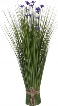 Koopman Bukiet sztucznej trawy z kwiatami 52 cm