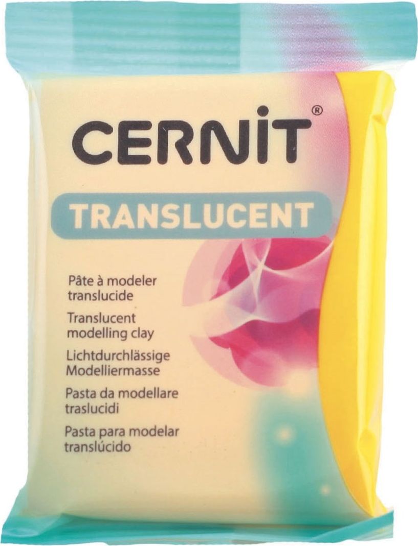 The Clay and Paint Factory Modelina Cernit Transp. Bursztynowa 56 g