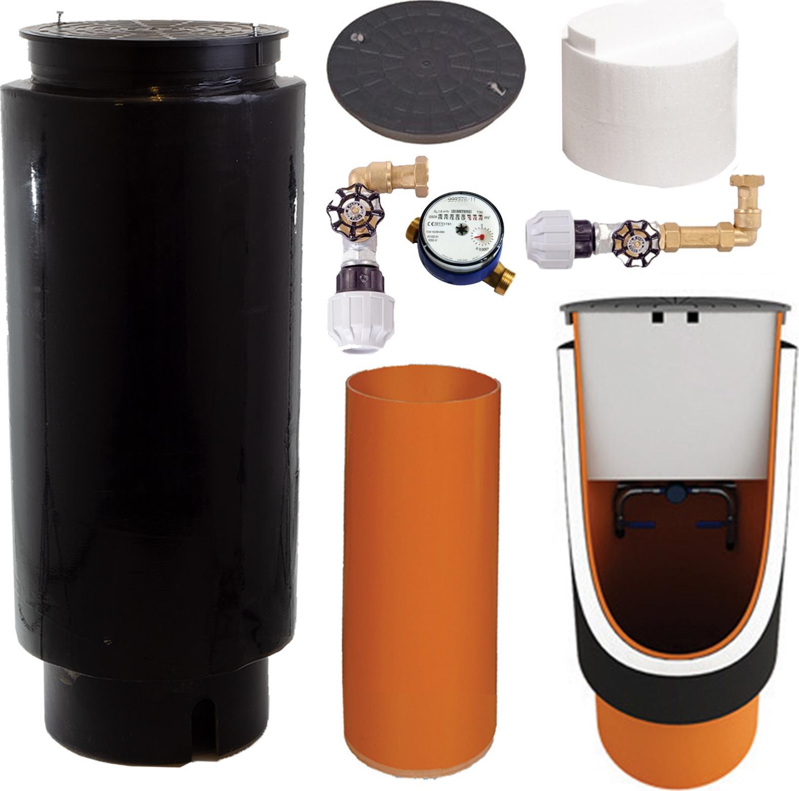 Studzienki.pl Studnia 400/1500 S + zestaw przył PE32 01a