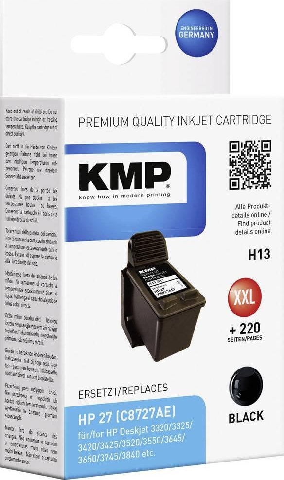Tusz KMP KMP H13 ink cartridge black compatible with HP C 8727 AE - 0997,4271