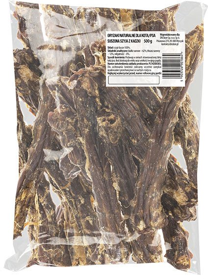 Naturalny przysmak gryzaki dla psa szyje kacze 500 g