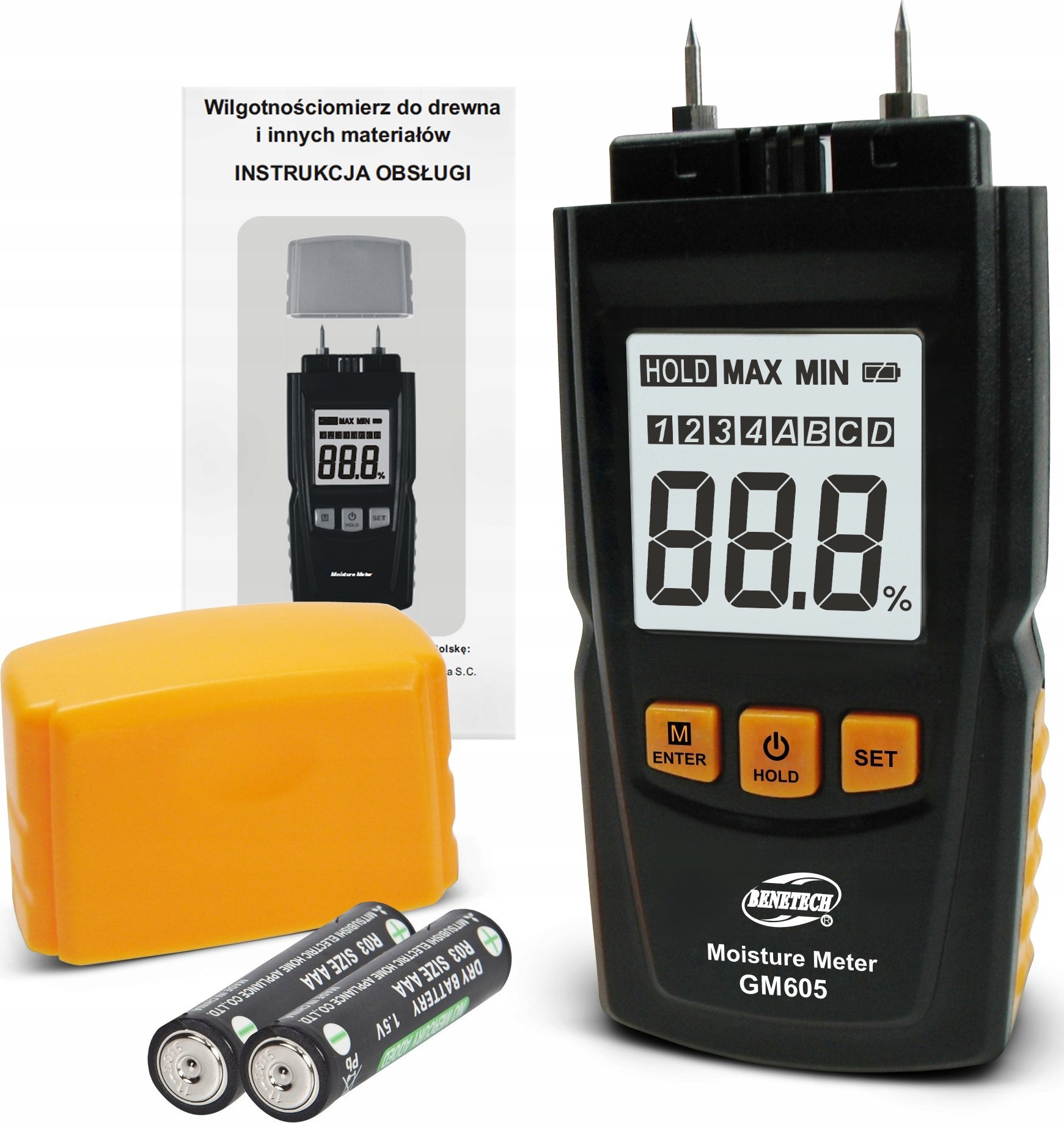 WILGOTNOŚCIOMIERZ MIERNIK WILGOTNOŚCI UNIWERSALNY