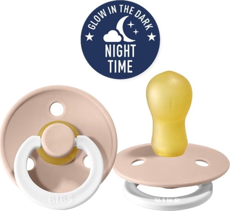 Bibs Smoczek uspokajający Blush Night 18m+ L 300256 Bibs