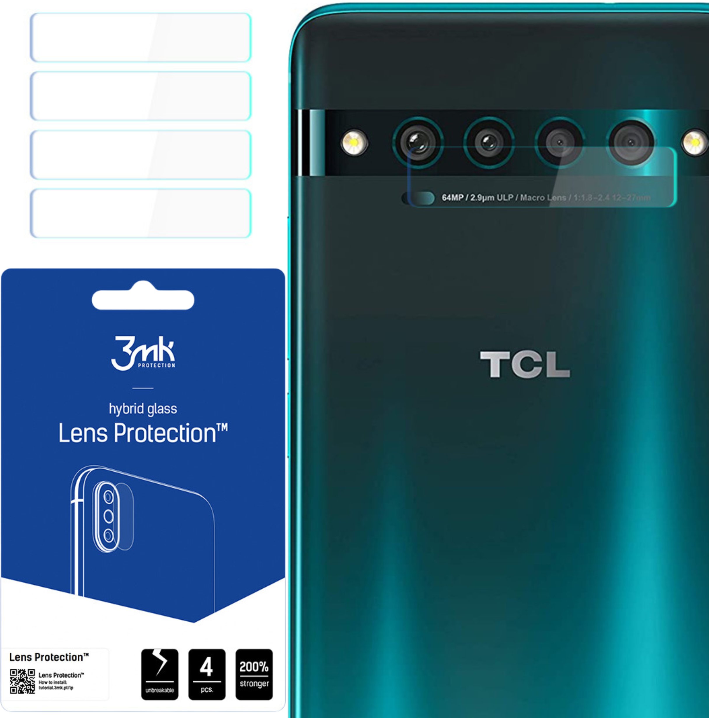 TCL 10 PRO - 3MK LENS PROTECTION