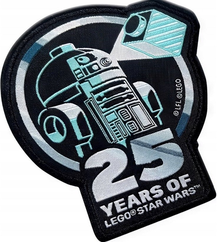 LEGO Star Wars 107543 samoprzylepna Naszywka Rocznicowa z okazji 25-lecia