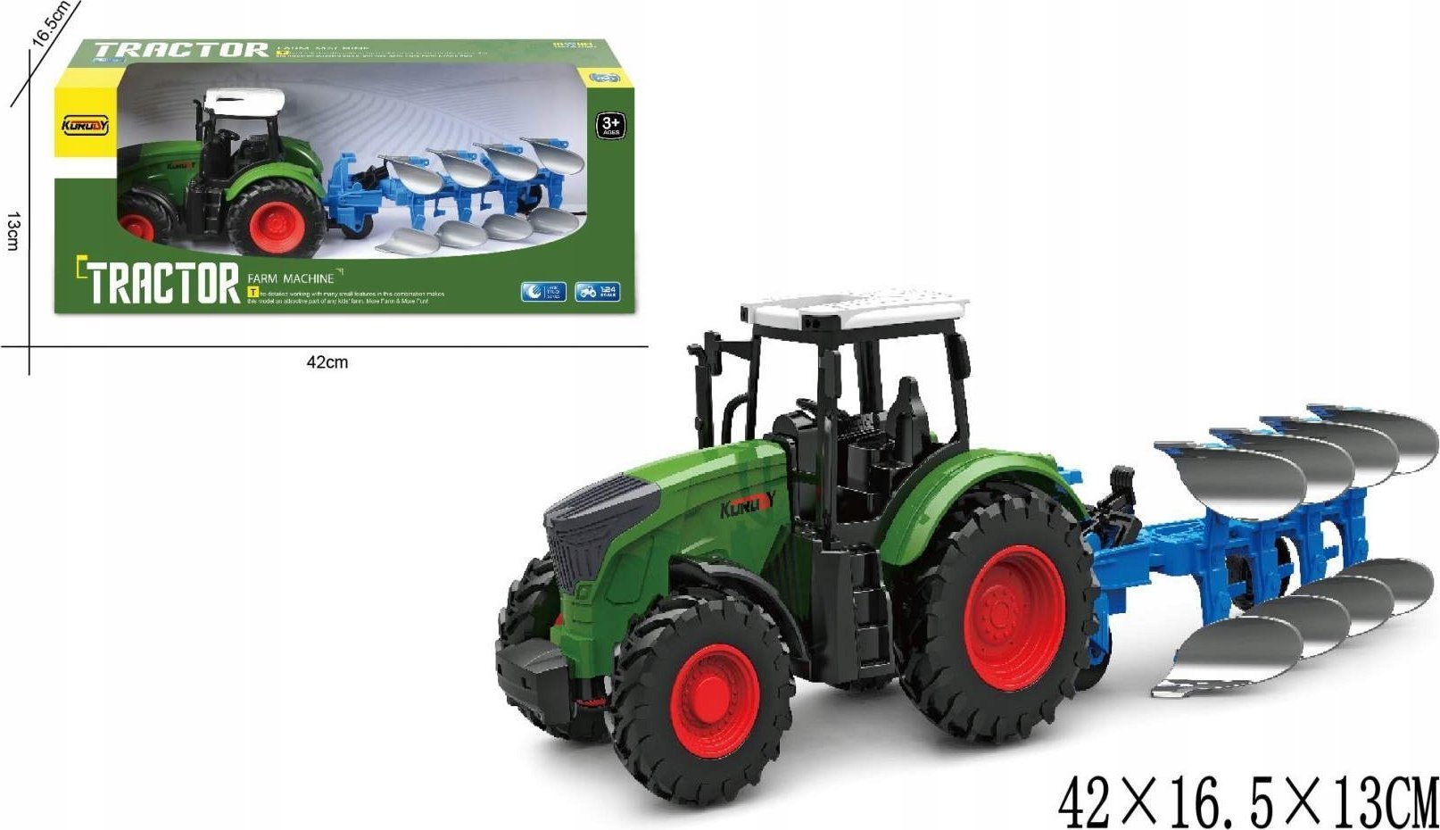 Gazelo Traktor z maszyną rolniczą G206276 74007