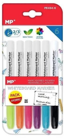 Marker do tablic 2,0/3,0mm 6 kolorów 6szt