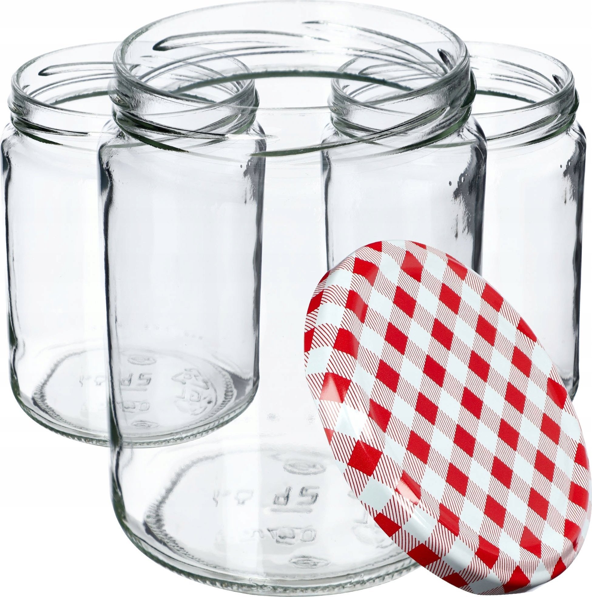 Kadax 48x Słoiki Słoik 540ml Szklany Przetwory + Wieczko
