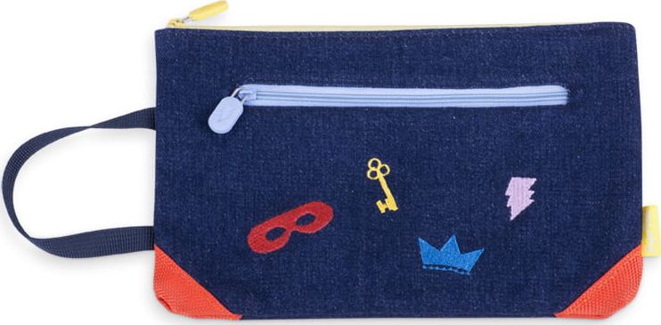 SuperPetit Torebka/ Saszetka Dżinsowa Czerwona