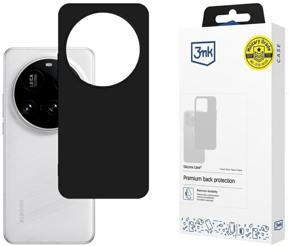 Etui 3MK Silicone Case do Xiaomi 15 Ultra czarny