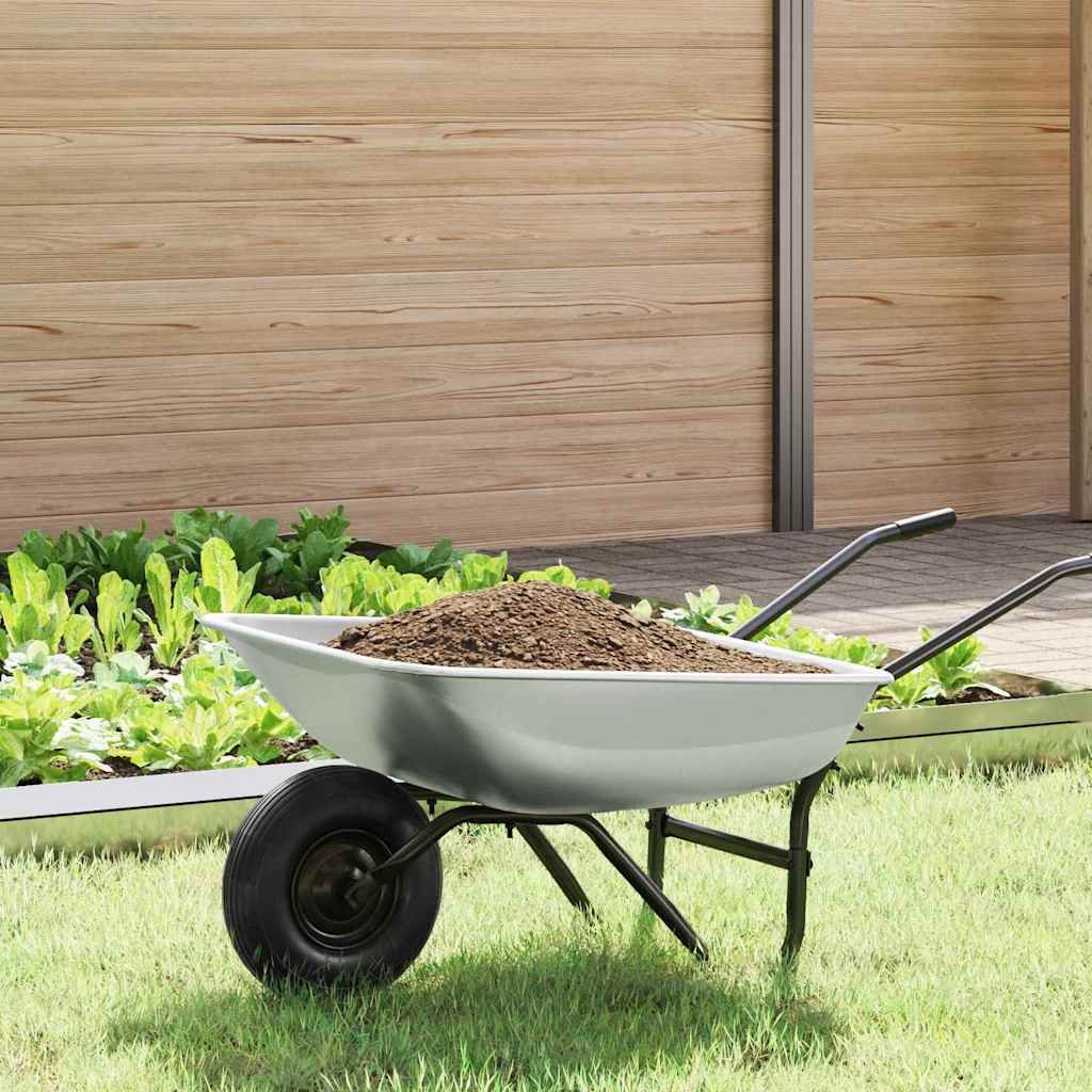 vidaXL Zastąpienie tacy widlaka Srebrny 80 x 60 x 25 cm Stal