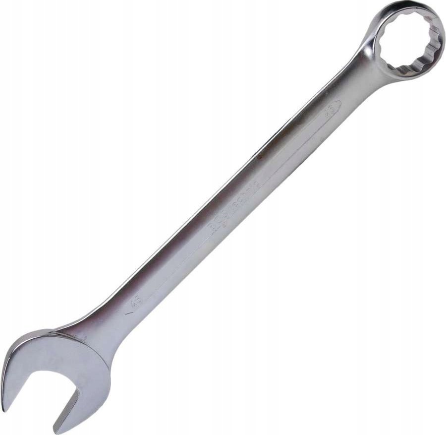 Klucz płasko oczkowy 46 mm, satynowy BGS