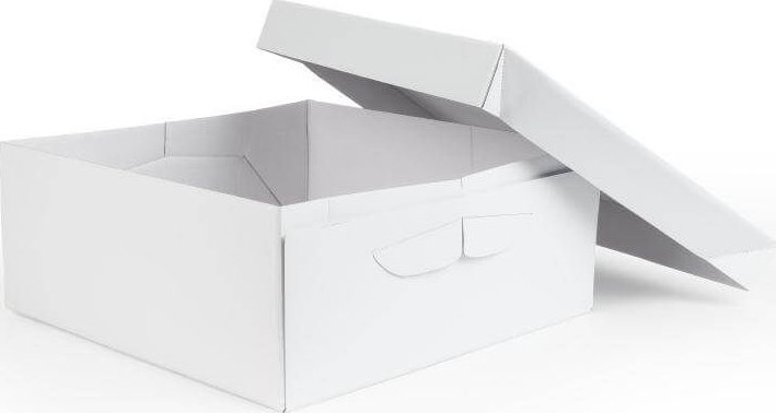 PME Pudełko na ciasto 178x178x152 mm biały