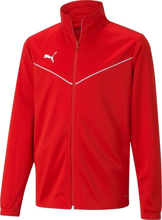 Puma Bluza dla dzieci Puma teamRISE Training Poly Jacket Jr czerwona 657393 01 128cm