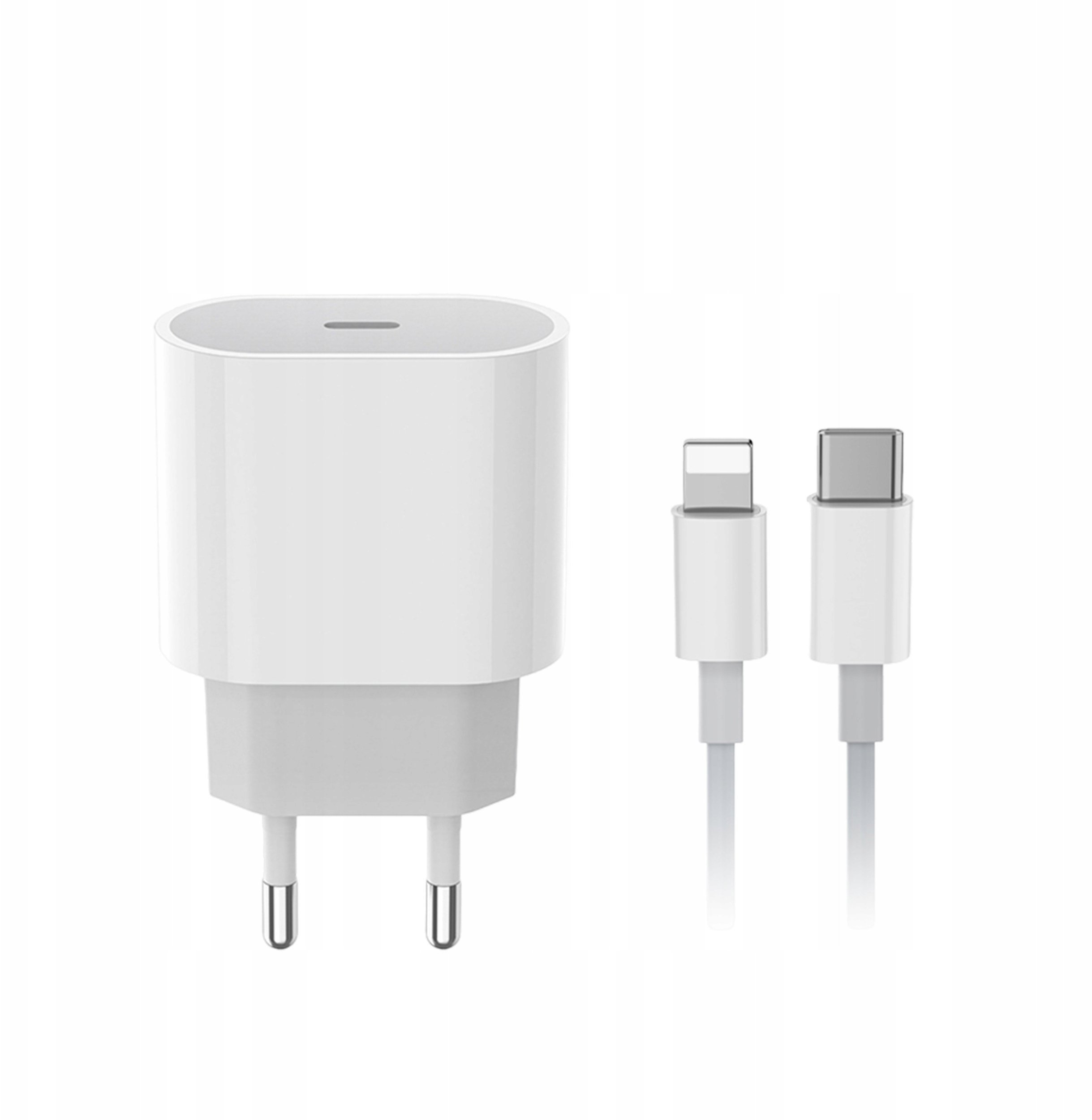 Åadowarka sieciowa 20W + kabel USB C / Lightning PD20W