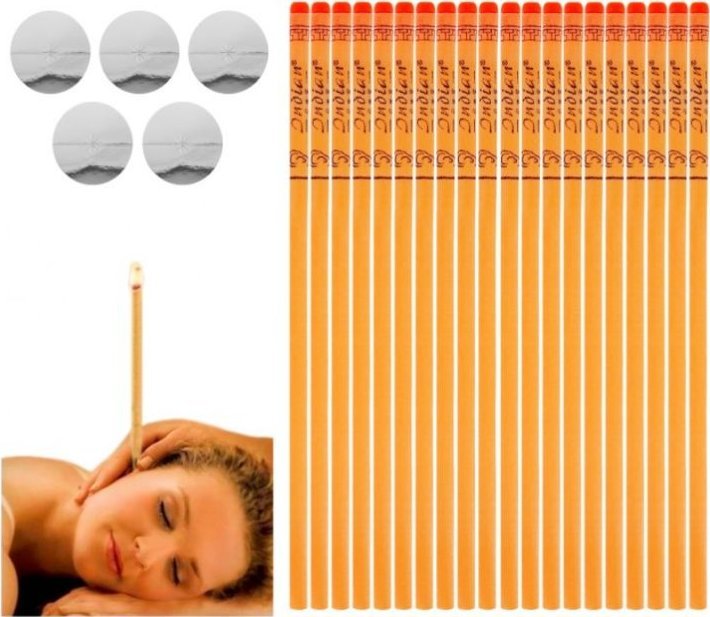 PrzydaSie Świece Do Uszu 20Szt Świecowanie Ucha Zdrowe Uszy
