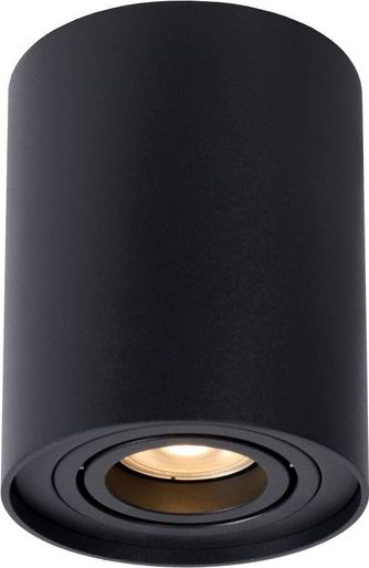 Lampa sufitowa Lucide Oprawa natynkowa walec czarna Lucide TUBE 22952/11/30