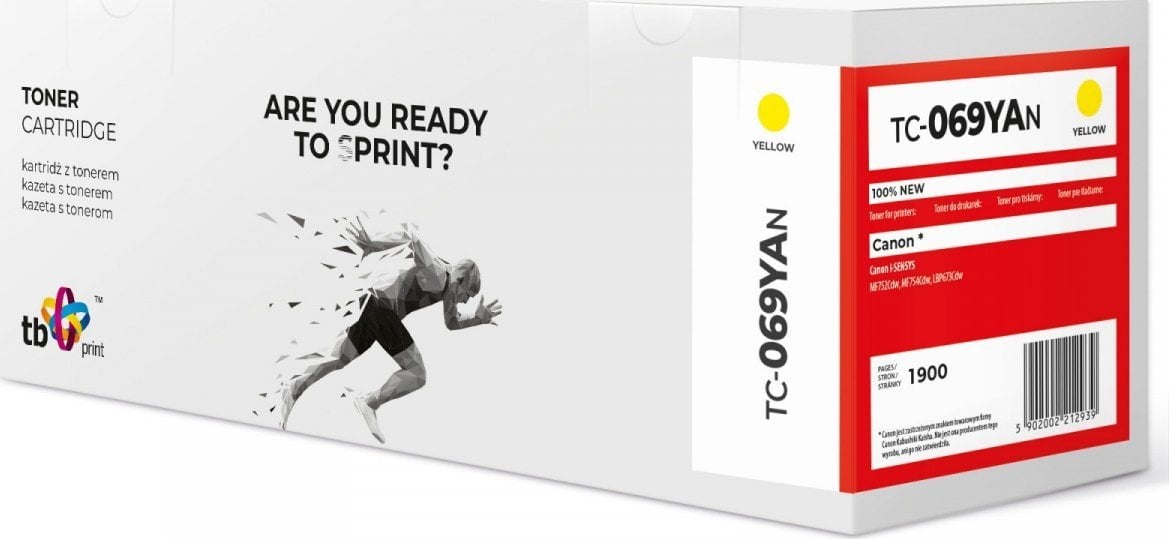 Toner TB Print Yellow Zamiennik CRG-069 (TC-069YAN)
