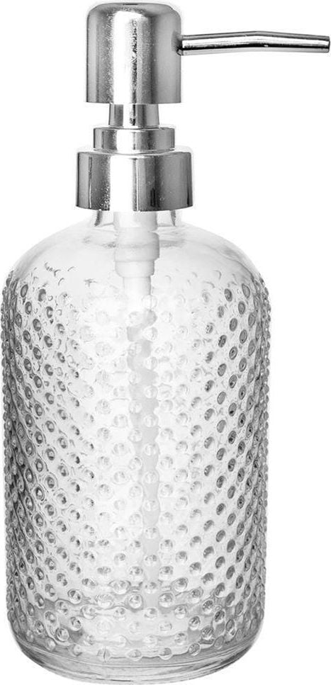 Dozownik do mydła Orion Pojemnik szklany do mydła lub płynu do naczyń dozownik na mydło płyn 550 ml